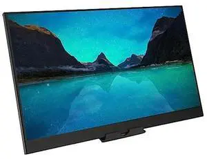 Yunseity 17.3Inch 2K Portable Monitor, HD 2560x1440 165Hz Monitor for Laptop, Type C Wall Mount Portable Display Screen with 2 Speakers, Ratio 16:9 External Travel
