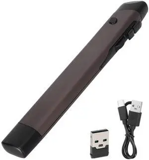 SUNGOOYUE Optical Pocket Pen Mouse, 1200 DPI Optical Pen Mouse with and Air Dual Mode Support 2.4Ghz and Bluetooth Ways to Connect for PC Laptop PC Smartphone