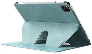 Sahara - Indy Series Folio Case for iPad Pro 11" (2nd, 3rd, and 4th Gen 2020-2022), iPad Air 11" (M2 2024/M3 2025), Aqua, (TB00008)