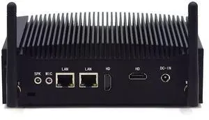 WEIDIAN Mini Fanless Industrial PC 16GB RAM 512GB SSD Core i5 8350U Win11 Pro Mini Desktop Computer with 4K 2*HD, 2*RS232 COM, 2*Gigabit Ethernet, 8*USB VESA Office Small PC Auto Power On Wake on LAN