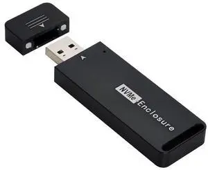 NFHK USB 3.1 Gen2 10Gbps to NVME PCI-E M-Key Solid State Drive External Enclosure 2230/2242mm