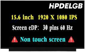 HPDELGB Screen Replacement for HP Zbook Fury Studio G5 G7 G8 LCD Screen Replacement 30 pin FHD 1920x1080 IPS LCD LED Display with Tools Non Touch Screen