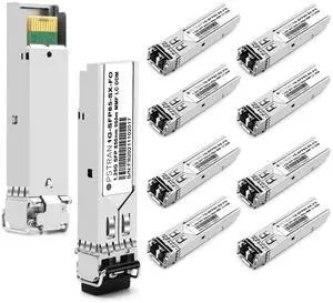 OPSTRAN 1000BASE-SX SFP Optical Transceiver Module Compatible with Fortinet FN-TRAN-SX FG-TRAN-SX FR-TRAN-SX 850nm 550m DDM Duplex LC MMF 10pcs/Pack