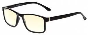 Medspex L2007 Photochromic Transition Glasses Black/Orange Therapeutic Color Therapy Blue Light Sensitivity Chromotherapy