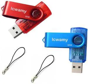 lcwamy 32GB Flash Drive USB Flash Drives 10 Pack Bulk USB Flash Drive Thumb Drive Flash Drives 10 Pack Pen Drive USB Drives Pack USB Stick(32GB 10PCS)