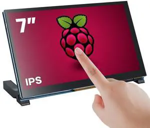 Hosyond 7 Inch Touchscreen IPS DSI Display Compatible with Raspberry Pi 5/4/3, 800x480 Pixel Capacitive Screen MIPI Driver-Free Interface