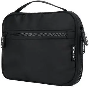 Case-Mate Electronic Organizer Travel Case - Portable Tech Travel Pouch w/Multiple Storage Mesh Pockets for Cable, Cord, Charger, Power Bank, Airpods - Airplane Essentials Bag - Black