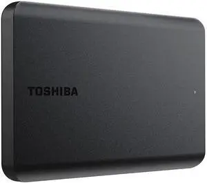 Toshiba Canvio Basics 1TB Portable External Hard Drive USB 3.0, Black - HDTB510XK3AA