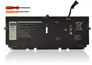 LUSONBAY 722KK Laptop Battery Replacement for Dell XPS 13 9300 (2020), XPS 13 9310 (2020), XPS 13 9380 (2020) P117G P117G001 P117G002 Series Laptop Battery for Dell 722KK 2XXFW FP86V WN0N0 7.6V/52Wh