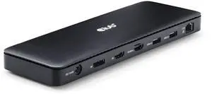Club 3D CSV-1582 Thunderbolt 4 Certified 12-in-1 Docking Station- with 40Gb/s Data and Video, 3 Display Output, Ethernet RJ45 2.5Gbps, USB 10G, Smart Power Function