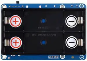 Waveshare PS HAT (D) for Raspberry Pi, Supports 21700 Li Battery (NOT Included), 5V Uninterruptible Power Supply, Pogo Pins Connector, Supports Charging and Power Output at The Same Time