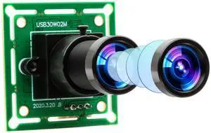 Magnolia OV7725 USB Camera Module for Raspberry Pi,0.3MP Pi Camera 60fps High Speed Webcam Module with 25mm Lens for Industrial Machine Support OS for Jetson Nano/Mac OS/Windows/Android