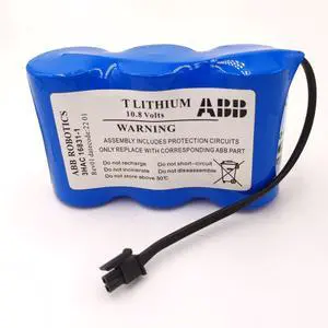 zoyfayl 3HAC16831-1 10.8V 1700mAh ABB Battery for ABB Robotics CPU 3HAC16831-1 Battery (1 Pack)