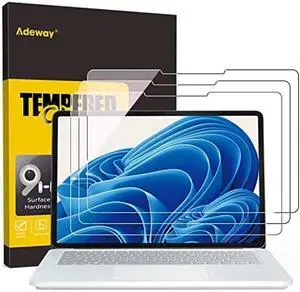 Adeway [3 Pack] Surface Laptop Studio 2/1 Screen Protector, Tempered Glass/Ultra Sensitive/HD Clear/Easy Installation, 14.4 Inch Tempered Glass Screen Protector (2029/1964 Model)