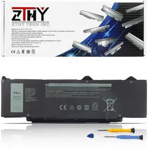 R73TC DR02P Battery Replacement for Dell Latitude 3340 5340 5350 5440 5540 7455 Latitude 5340 2-in-1 5350 2-in-1 Precision 3480 3580 3490 3590 inspiron 14 Plus 7441 P170G P37G GRWKG JTG7N 54Wh 3-Cell