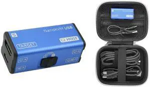 WayPonDEV NanoKVM-USB Operations Maintenance Server Tool Kit, Multi-Device Collaboration, 4K USB KVM for Server SBCs, HDMI IN/Loop Out (Full Kit)