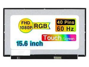 15.6" Replacement NV156FHM-T01 for HP Pavilion 15-CS 15T-CS 15-CS3153CL 15-CS2073CL 15-CS3063CL 15-CS3073CL 15-CS1065CL 15-CS0073CL L07628-JD1 Screen LCD Display (FHD 1920 * 1080 40 Pins 60HZ Touch)