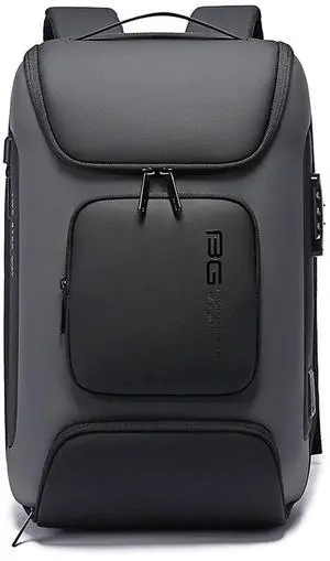 FANDARE Anti-theft Backpack Business Laptop Handbag Travel Large Daypacks fits 15.6 Inch Laptop with USB Charging Port Computer Bag Bookbag for Women Men Waterproof Rucksack Grey