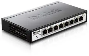 D-Link Ethernet Switch, 8 Port Easy Smart Managed Gigabit Network Internet Desktop (DGS-1100-08)