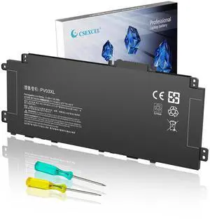 CSEXCEL PV03XL HSTNN-LB8S Laptop Battery Compatible with HP Pavilion x360 13-BB 13-BB0000 14-DV 14-DK 14-DW 14M-DW 14-dv0xxx 14m-dw0xxx 14M-DW0023DX L83393-005 Series L83388-421 M01144-005 L83393-005