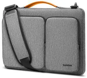 tomtoc Laptop Shoulder Bag for 14 Inch MacBook Pro M4/M3/M2/M1 Pro/Max 2024-2021, 13.5-14.4 Surface Laptop 6/5/Studio 2, Surface Book 3, 360 Protective Case Fit Asus VivoBook