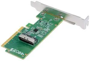 cablecc PCI-Express 8X PCIE5.0 to MCIO 8i Mini Cool Edge IO SFF-TA-1016 VROC Adapter for Mainboard SSD Graphics Card