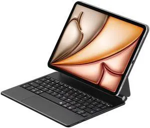VOWUBO iPad Air 11-inch M3 (2025)/M2 (2024) Keyboard Case,Magic Keyboard for iPad Pro 11 inch (4th/3rd/2nd/1st) /Air 5th / Air 4th Gen with Multi-Touch Trackpad, Floating Magnetic Stand Backlit,Black