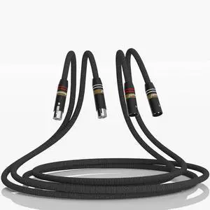 Monosaudio 17AWG Audiophile XLR Cable XLR Balanced Audio Cable OFC Copper Silver Plated XLR Interconnect 2XLR Male to 2XLR Female Signal Cord for Microphone, Studio Recording, Stage, DJ(1M/3.3Ft)