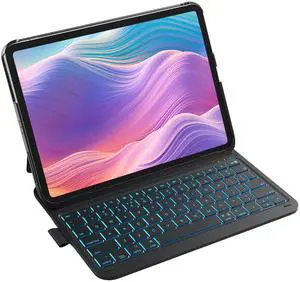 Inateck for iPad 10th/11th Gen Case with Keyboard, Ultralight Keyboard with Pen Holder for iPad 11th(2025 11" A16)/10th Gen(2022 10.9"), Air 11" M3/M2 (2025/2024), Air 5/4, Pro 11 4/3/2/1,AirTap Black