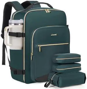 LOVEVOOK 50L Large Travel Backpack for Women Men Fits 17 Inch Laptop, Carry on Backpack for Traveling on Airplane, Personal Item Bag Airline Approved, Business Causal Weekender Backpacks