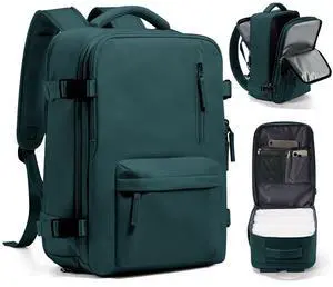 Travel Backpack Women,Carry On Backpack Flight Approved 18x14x8 inches Bag Spirit Airlines Personal ltem,College Sports Hiking Rucksack Waterproof Outdoor Casual Daypack Laptop Blackpack,Peacock Blue