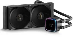 Ocypus Iota L24 White CPU Liquid Cooler with Temp Digital