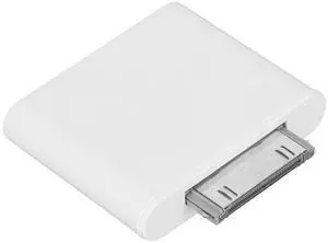 VBESTLIFE 30 Pin Bluetooth Adapter Receiver, Bluetooth Transmitter Plug and Play & Automatic Compatible with iOS Pod and Other 30 Pin Dock Speakers (White)