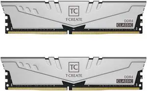 TEAMGROUP T-Create Classic 10L DDR4 16GB Kit (2 x 8GB) 3200MHz (PC4 25600) CL22 Desktop Memory Module Ram - TTCCD416G3200HC22DC01
