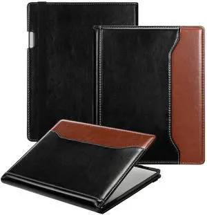 E NET-CASE Case for Remarkable 2 Tablet 10.3 inch (2020 Released) - New Business Design Upgraded Leather Cover for Remarkable 2 Digital Paper with Stand & Pen Holder (Black&Brown)