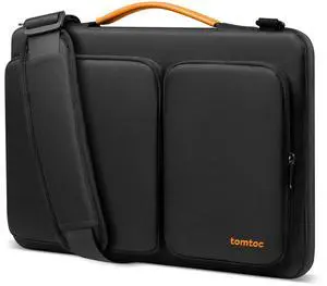 tomtoc 360 Protective Laptop Shoulder Bag for 16-inch MacBook Pro M4/M3/M2/M1 Pro/Max A3403 A3186 A2991 A2485 2024-2019, Water-resistant Sleeve for Dell XPS 15 Surface Book 3 The New Razer Blade 16