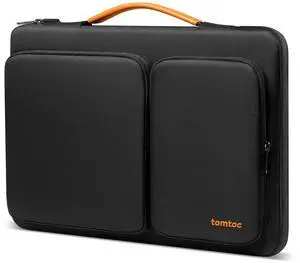 tomtoc 360 Protective Laptop Case for 13-inch New 2025 MacBook Air M4/A3240, M3/A3113, M2/A2681, M1/A2337, 13 In MacBook Pro M2/M1, 13-in Surface Pro 11th AI PC, Water-Resistant Carrying Bag