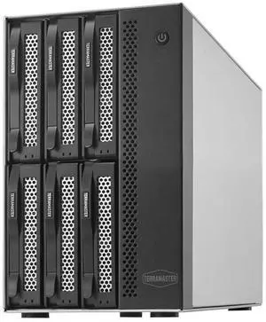 TERRAMASTER D6-320 External Hard Drive Enclosure - USB 3.2 Gen2 10Gbps Type-C HDD Storage Hot Swappable Plug and Play (Diskless)