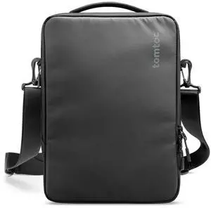 tomtoc 360 Protective Laptop Shoulder Bag for 16-inch MacBook Pro M4/M3/M2/M1 Pro/Max A3403 A3186 A2991 2024-2021, 15-inch MacBook Air M2/A3114 M2/A2941, Dell XPS 16/15, Cordura Ballistic Nylon Fabric