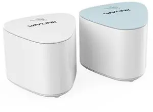 Wavlink Whole Home Mesh WiFi System, Dual-Band, 2.4GHz/300Mbps+5GHz/1733 Mbps, Up to 5,000 Sq.ft. Coverage, AC2100 WiFi Router and One Extender, 2-Pack