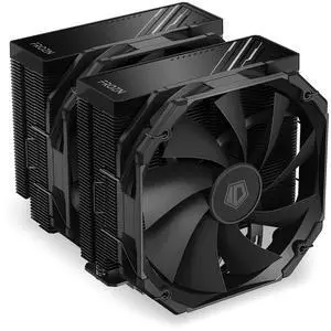 ID-COOLING FROZN A720 Black - 6.4" Height Black Dual-Tower Air CPU Cooler, 7×6mm Heatpipes, Dual 140x140x25mm FDB Fans, TDP 300W, Intel LGA1700/1851/1200/115X/20XX; AMD AM4/AM5 (163mm in Height)