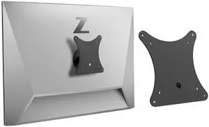 Wall Mount VESA Adapter Bracket Compatible with HP Z G3 Monitor (Z24f, Z24m, Z24n, Z24q, Z24u, Z25xs, Z27k, Z27q, Z27xs) - 75x75 100x100mm Black