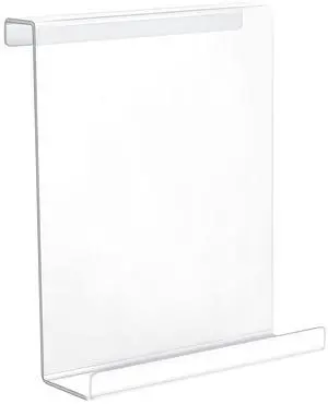 Jetec Treadmill Book Holder, Clear Acrylic Reading Rack for Treadmill Tablet Rack Universal Holder Tablet Magazines Books for Gym Exercising(9 x 11 x 3.5 Inches)