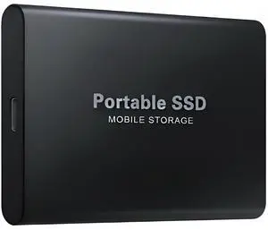 3T Portable External SSD  3000GB High-Speed USB 3.0 & Type-C Solid State Drive, Shockproof Slim Storage for Windows, Mac & Linux