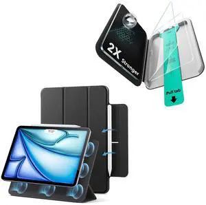 ESR for iPad Air 11 Inch Case M3/M2 (2025/2024) + 2 Pack Screen Protector ESR for iPad Air 11 Inch Case M3/M2 (2025/2024) + 2 Pack Screen Protector
