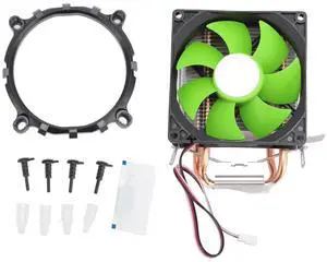 CPU Universal Cooler, for Am2, AM4, and S-754 939 940, for LGA 775 1150 1151 1155 1156 1200 1700 1356 1366 (Non Luminous Version)