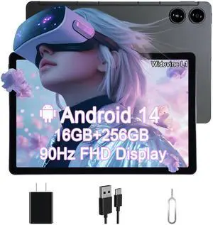 AGM Tablet, 11" Android Tablet with MTK G99, 16GB 256GB 2TB TF, 90Hz FHD IPS Touchscreen Widevine L1, 12H Battery, 5G WiFi, BT 5.0, Dual Camera, Tablets 2025