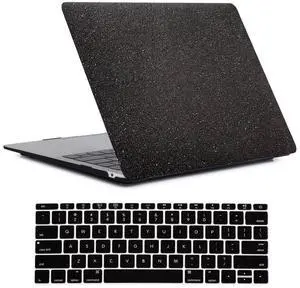 Laptop Hard Case Compatible with MacBook Pro 15 inch Case 2015 2014 2013 2012 Release A1398 with Retina Display, Plastic Hard Protective Shell Case Cover & Keyboard Cover Skin, Sparkling Black