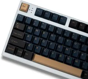 mintcaps Keycaps, 164 Keys Keyboard keycap Blue Samurai Keycaps Set Cherry Profile Custom Keyboard Key caps for Cherry Gateron MX Switches Mechanical Keyboards