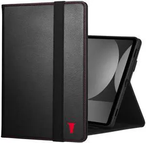 TORRO Leather Case Compatible with Samsung Galaxy Tab S11  Premium Leather Galaxy Tab S11 2025 11 Case with Stand Function (Black)